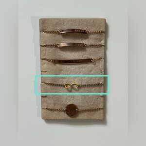 Made By Mary Gold Infinity Charm Bracelet